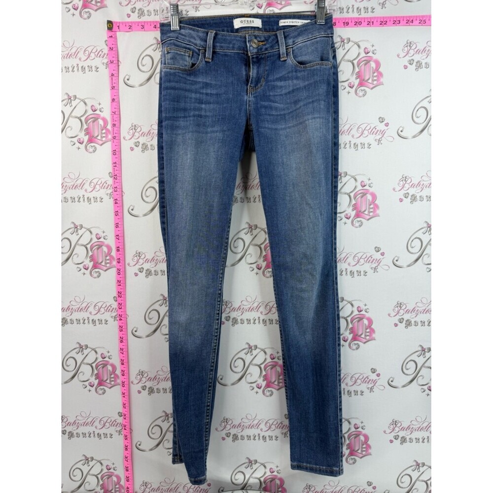 Guess Jeans Power Stretch, Skinny Light Wash Blue Skinny Jeans